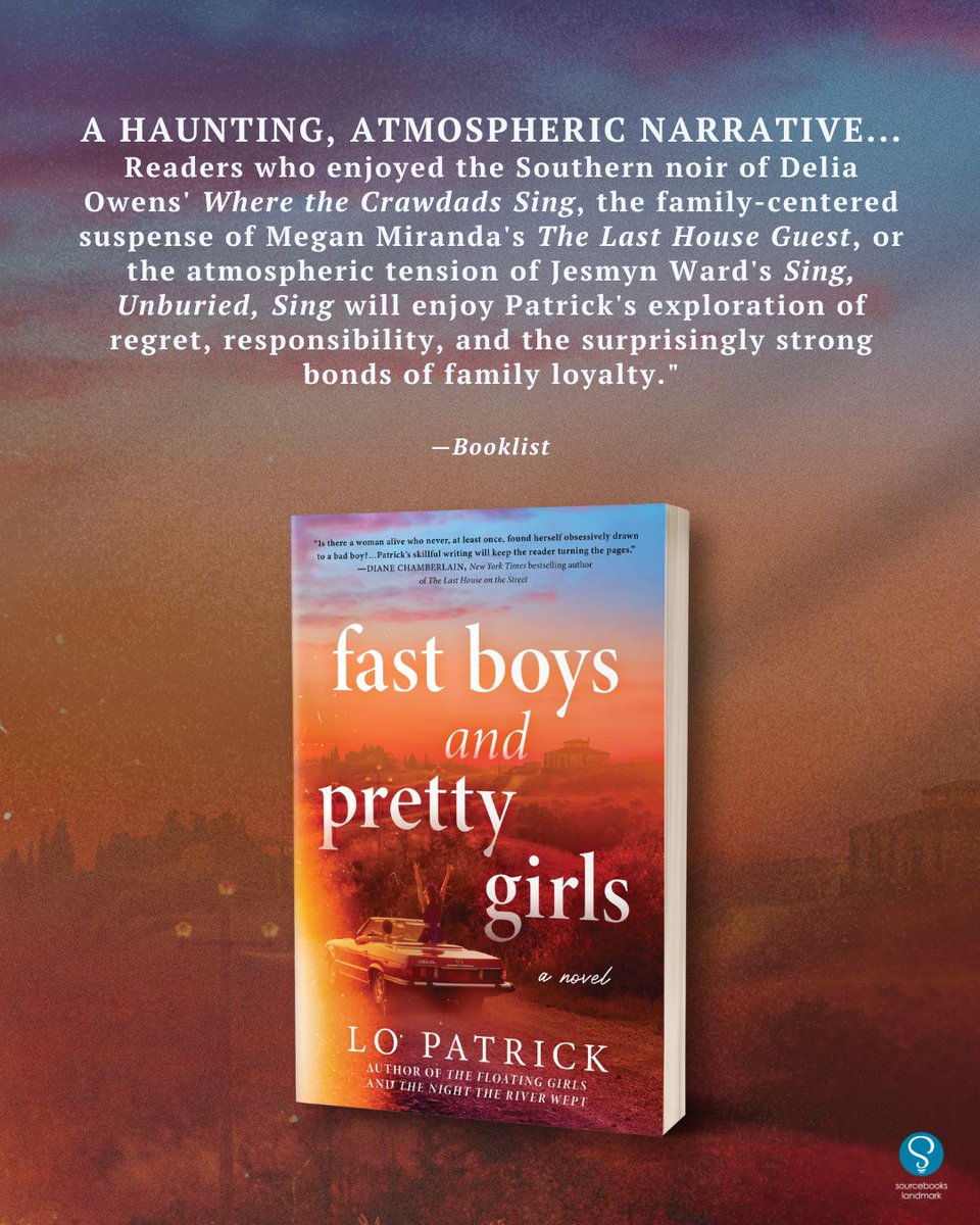 New Booklist review says fans of "Where the Crawdads Sing, the family-centered suspense of The Last House Guest, or the atmospheric tension of Sing, Unburied, Sing will enjoy Patrick's exploration of regret, responsibility, and the surprisingly strong bonds of family loyalty."