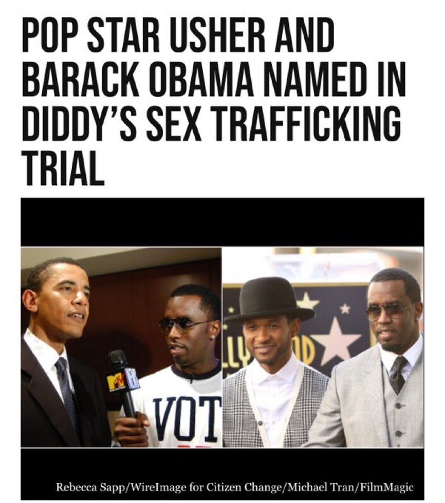 Did Diddy oil up Barack too?