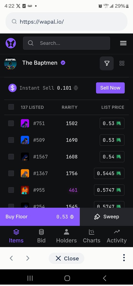 kronikempire's tweet photo. With the way @aptos #nfts are blowing up I'm surprised the collection backed by #AptosNeuz @BaptmanonAptos / @gawthimlabz
Has such an amazing entry price. We all feel the nft craze is building. Make sure you grab some #baptmen .Game ad revenue from gawthimlabz games incoming https://t.co/pDuF1LEtmQ