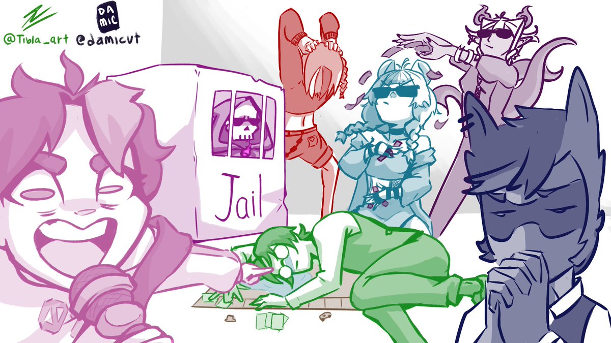 <a href="/damicVT/">DamicVT ☕🦝</a> and I made ört!

Playing monopoly with <a href="/CrusoTV/">CrusoTV</a> <a href="/NicoFromSpace/">Nico 🌌🖥️Virtual Assistant Vituber🖥️🌌</a> <a href="/VespertineVal/">❣️Vespertine❣️Vamptuber 🇵🇸 🏳️‍🌈</a> <a href="/Devigogo/">Devigogo 😈🐙 『 V-SpookyGirls 』</a> and <a href="/MouMoushii/">MouMou🐁🪽</a> !