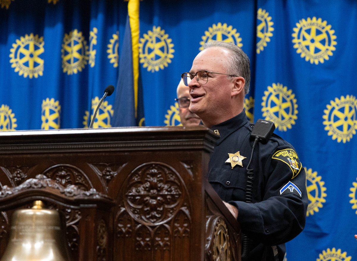 The <a href="/RochesterRotary/">Rochester Rotary, NY</a> honored Deputy Ray Gagnier with the Above and Beyond Service Award at their 23rd annual Law Day Luncheon. Recognized for his contributions to the training and implementation of new policies and procedures, Deputy Gagnier is a valuable asset to our Jail