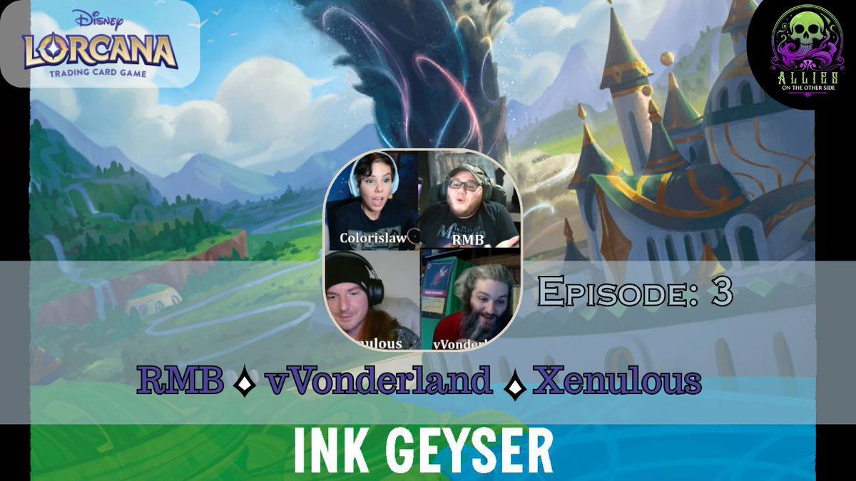colorislaw (@colorislaw1) on Twitter photo EPISODE 3 OF ALLIES ON THE OTHER SIDE!
Watch as team <a href="/MaelstromHQ/">Maelstrom</a> shows me why they have two players going to the <a href="/DisneyLorcana/">Disney Lorcana</a> World Championship.
This game was brutal.
<a href="/Xenulous/">Maelstrom | Xenulous ➡️ Training Room</a> <a href="/r_m_bx/">Maelstrom | R_M_B</a> <a href="/LukevVonderland/">Maelstrom || vVonderland</a> are ruthless.
Link in the comments!
#DisneyLorcana EPISODE 3 OF ALLIES ON THE OTHER SIDE!
Watch as team <a href="/MaelstromHQ/">Maelstrom</a> shows me why they have two players going to the <a href="/DisneyLorcana/">Disney Lorcana</a> World Championship.
This game was brutal.
<a href="/Xenulous/">Maelstrom | Xenulous ➡️ Training Room</a> <a href="/r_m_bx/">Maelstrom | R_M_B</a> <a href="/LukevVonderland/">Maelstrom || vVonderland</a> are ruthless.
Link in the comments!
#DisneyLorcana