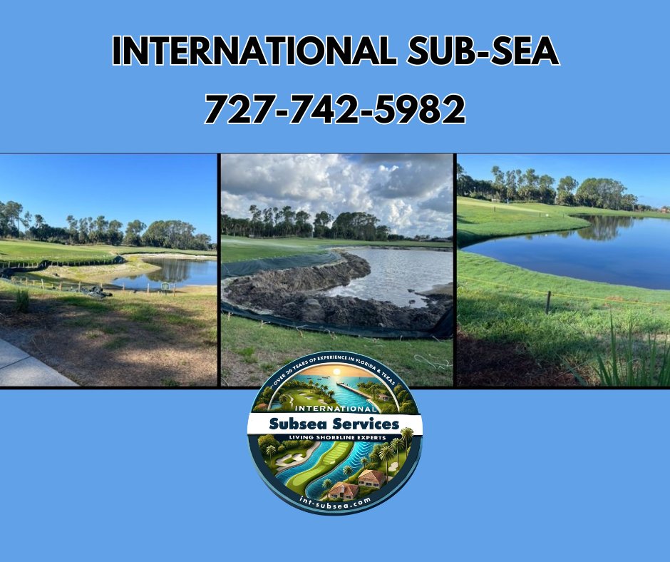 doffutt01's tweet photo. Is your lake or pond eroding?

Contact International Sub-Sea for a free estimate to restore its natural beauty. We are the specialists you need!

We just took this lake from eroding and looking bad, to being healthy and looking pristine by using Dredge Sox Erosion Solutions 
 ... https://t.co/qn4SVC2kgH