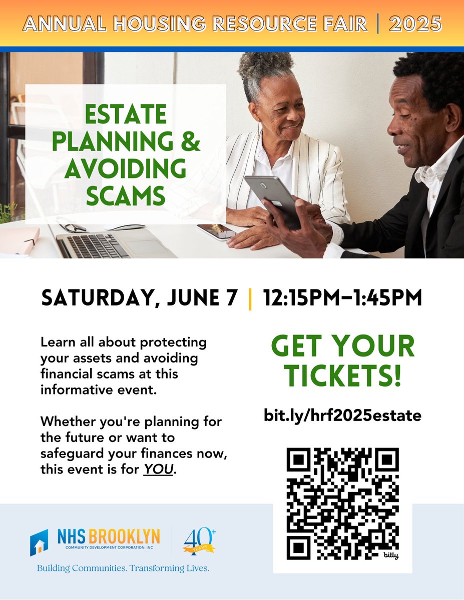 NHS Brooklyn (@nhsbrooklyn) on Twitter photo You are not too young, too old, too rich or too poor not to protect your legacy. Attend our FREE seminar at the Brooklyn College Student Center. To RSVP, go to bit.ly/hrf2025estate <a href="/InnaVernikov/">Councilwoman Inna Vernikov</a> <a href="/MrPalbert/">Pierre Marc Albert</a> <a href="/JustinBrannan/">Justin Brannan</a> <a href="/cb14brooklyn/">Brooklyn Community Board 14</a> <a href="/Bklyn_CB9/">Bklyn CB9</a> <a href="/Dewarrestaurant/">ANCHOVY</a> <a href="/BKCB17/">Community Board 17</a> You are not too young, too old, too rich or too poor not to protect your legacy. Attend our FREE seminar at the Brooklyn College Student Center. To RSVP, go to bit.ly/hrf2025estate <a href="/InnaVernikov/">Councilwoman Inna Vernikov</a> <a href="/MrPalbert/">Pierre Marc Albert</a> <a href="/JustinBrannan/">Justin Brannan</a> <a href="/cb14brooklyn/">Brooklyn Community Board 14</a> <a href="/Bklyn_CB9/">Bklyn CB9</a> <a href="/Dewarrestaurant/">ANCHOVY</a> <a href="/BKCB17/">Community Board 17</a>