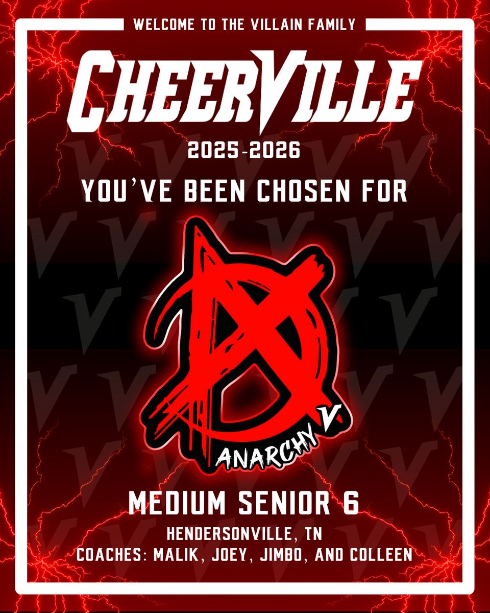 CheerVille Anarchy 🅰️🖤 tweet media