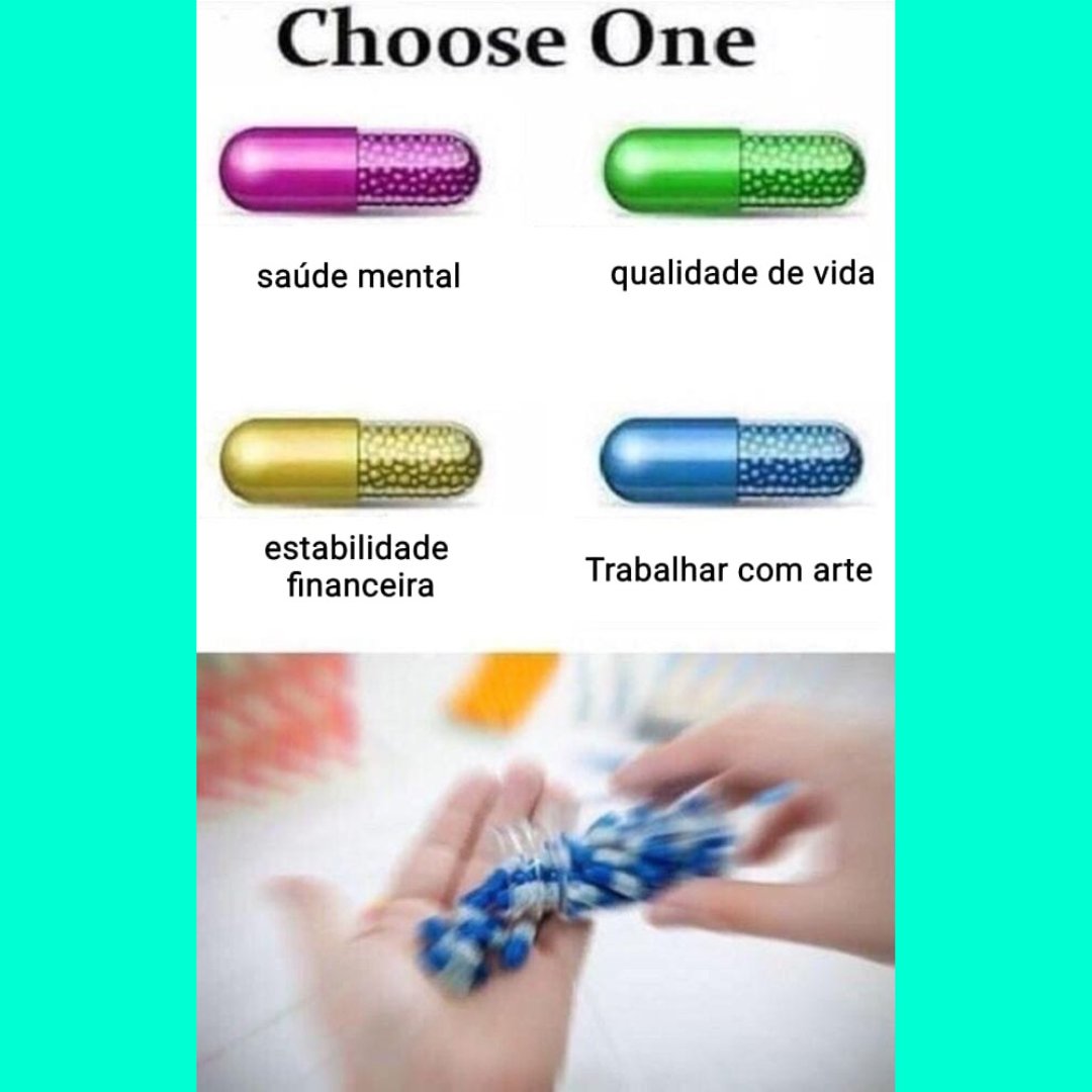 LabdaDepressao's tweet image. Sobre ser artista né mona