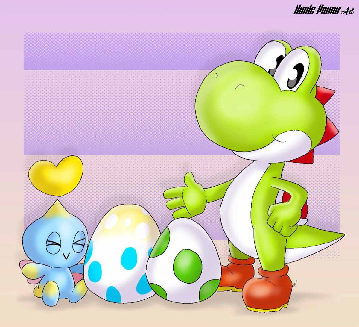 #YOSHI #chaogarden #sonicfanart #SonicTheHedgehog #sonicartist #sonicart #nitendo #videojuegos 
Eggs 🥚