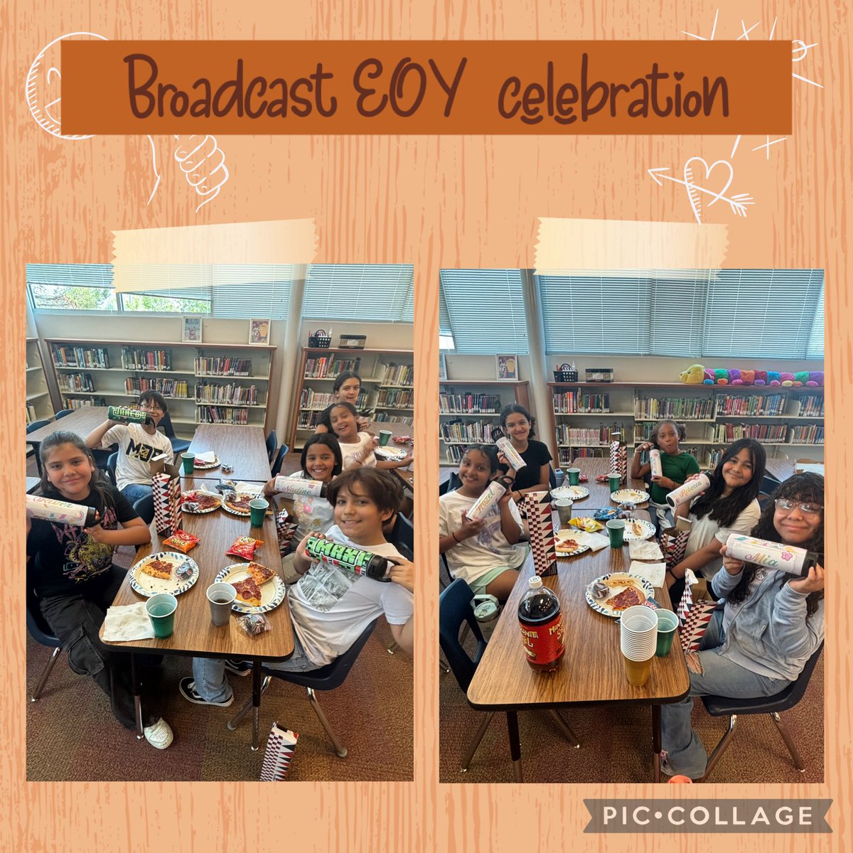 Olga Elbancol (@olga_reads) on Twitter photo End of year celebration for my broadcast team, these kiddos woke up early and worked hard all year to bring us daily news. I am so lucky to have worked with them this year as their coach❤️ <a href="/CJ_Lions_CJES/">Chester E Jordan</a> #SISD_Reads End of year celebration for my broadcast team, these kiddos woke up early and worked hard all year to bring us daily news. I am so lucky to have worked with them this year as their coach❤️ <a href="/CJ_Lions_CJES/">Chester E Jordan</a> #SISD_Reads