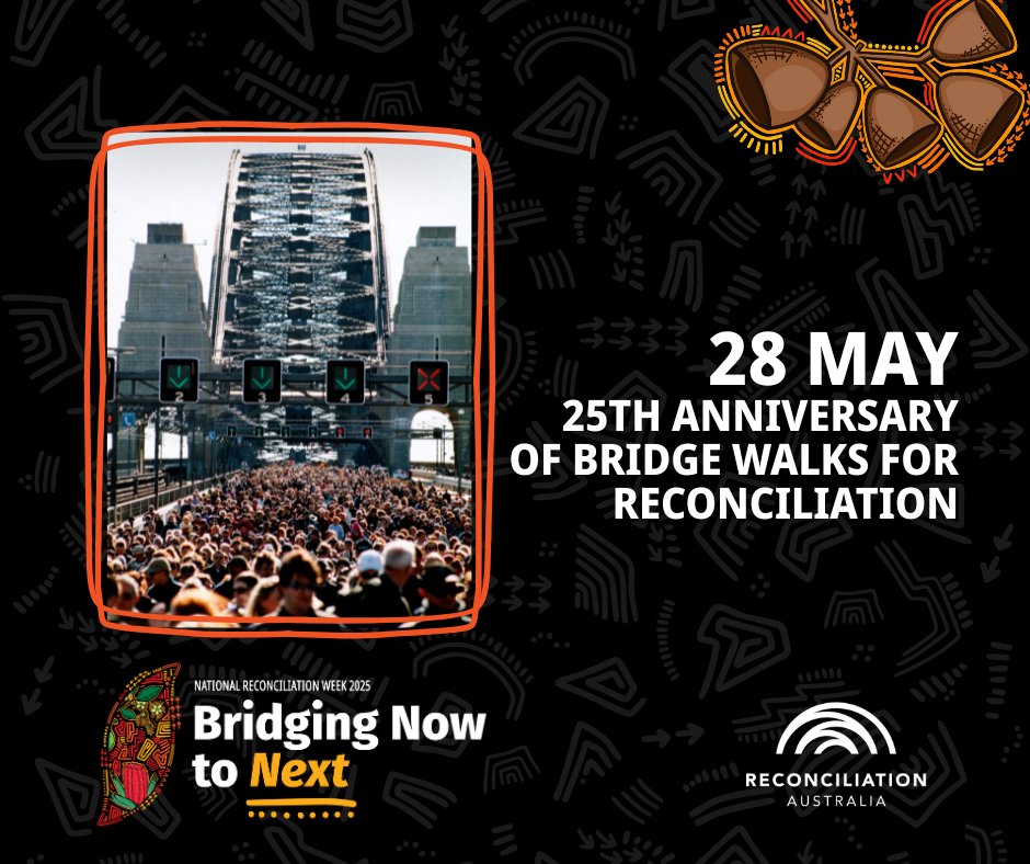 Reconciliation Australia (@recaustralia) on Twitter photo 25 years ago, on 28 May 2000, more than 250,000 people walked together across the Sydney Harbour Bridge in a monumental display in support for reconciliation & justice.
Read <a href="/RecAustralia/">Reconciliation Australia</a>’s reflections on the bridge walks & Corroboree 2000:
reconciliation.org.au/corroboree-200…
#NRW2025 25 years ago, on 28 May 2000, more than 250,000 people walked together across the Sydney Harbour Bridge in a monumental display in support for reconciliation & justice.
Read <a href="/RecAustralia/">Reconciliation Australia</a>’s reflections on the bridge walks & Corroboree 2000:
reconciliation.org.au/corroboree-200…
#NRW2025