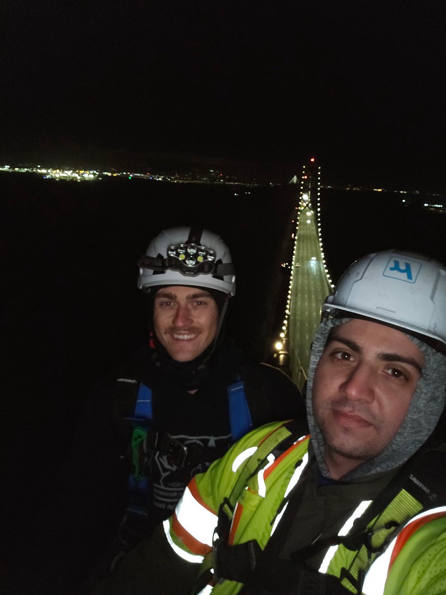 Shoutout to our talented crew from Certified Coatings! They are getting it done on the iconic San Francisco–Oakland Bay Bridge! 🌉 Working hard, staying safe, and repping union strong at new heights 💪
#DC16 #UnionProud #SkilledTrades #IndustrialPainter <a href="/GoIUPAT/">IUPAT</a>
