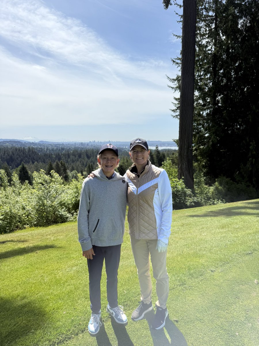 Stunning views and course. Golfing at @capilanogolf #vancouver #canada #summer