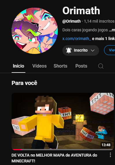 orimath_'s tweet photo. Fazia tempo que eu não aparecia aqui, saiu um vídeo novo muito bom lá no canal!

https://t.co/zBpcEB9zhd

#Minecraft https://t.co/buHQHrD9EY