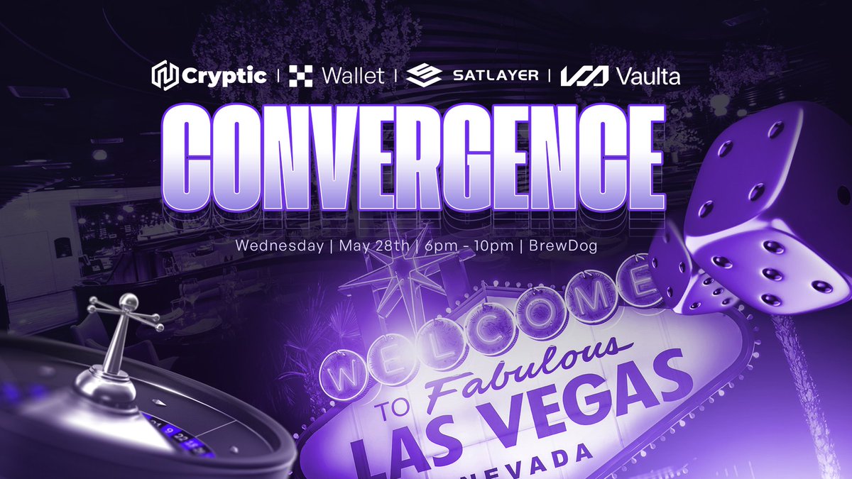 Cryptic_Web3's tweet image. Our second edition of #Convergence lands tomorrow in Las Vegas! 🎰

Co-hosted by @okx, @wallet, @satlayer, and @Vaulta_ — this isn’t just an event. It’s a movement.

Curated cuisine. Premium drinks. Conversations that matter. Where strategic alliances are born.

Let’s converge 🤝…