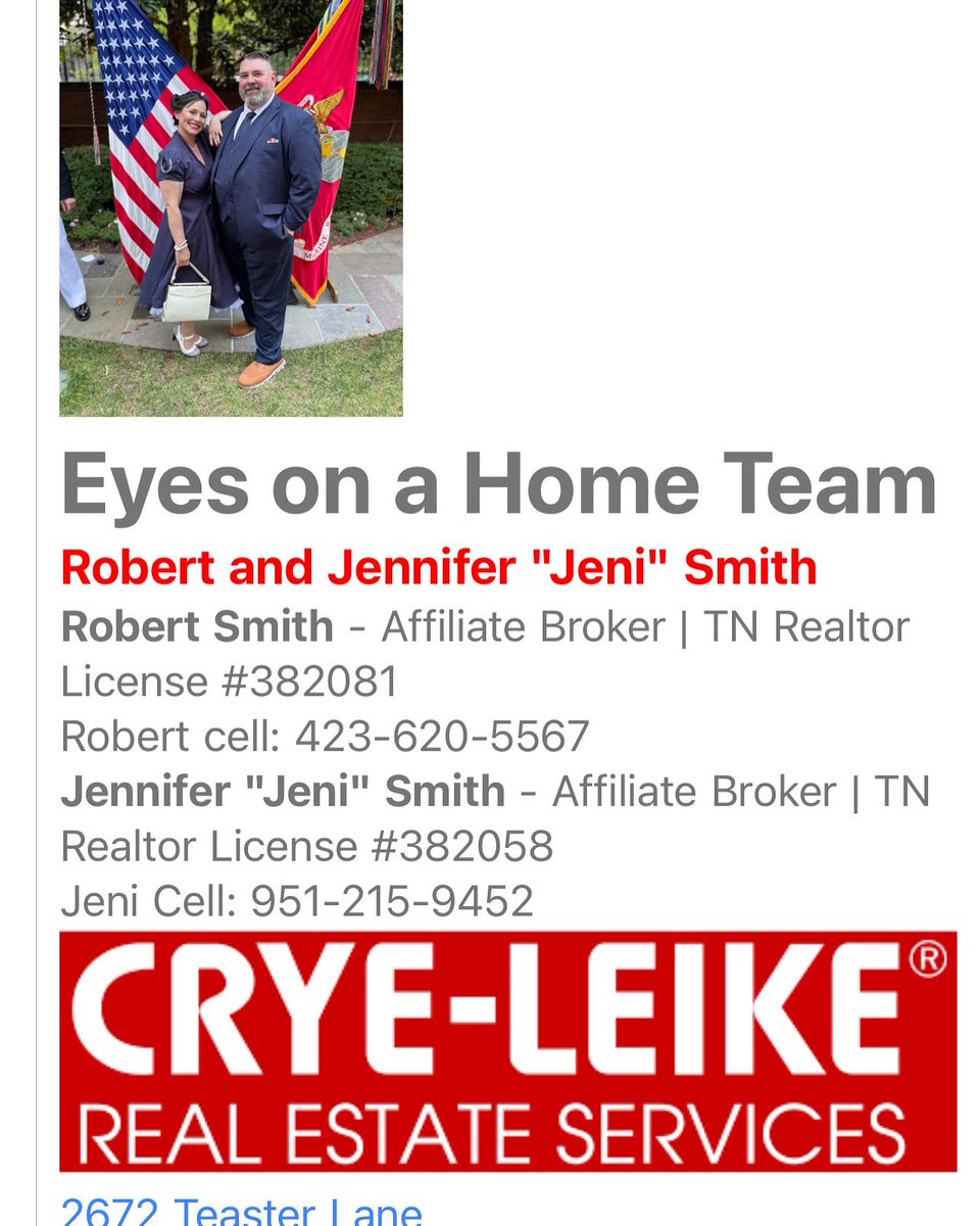 eohteam_tn's tweet photo. Interested in moving to East Tennessee? Let us be your Eyes on a Home Team! Message or call us! https://t.co/cePhtS0TXL