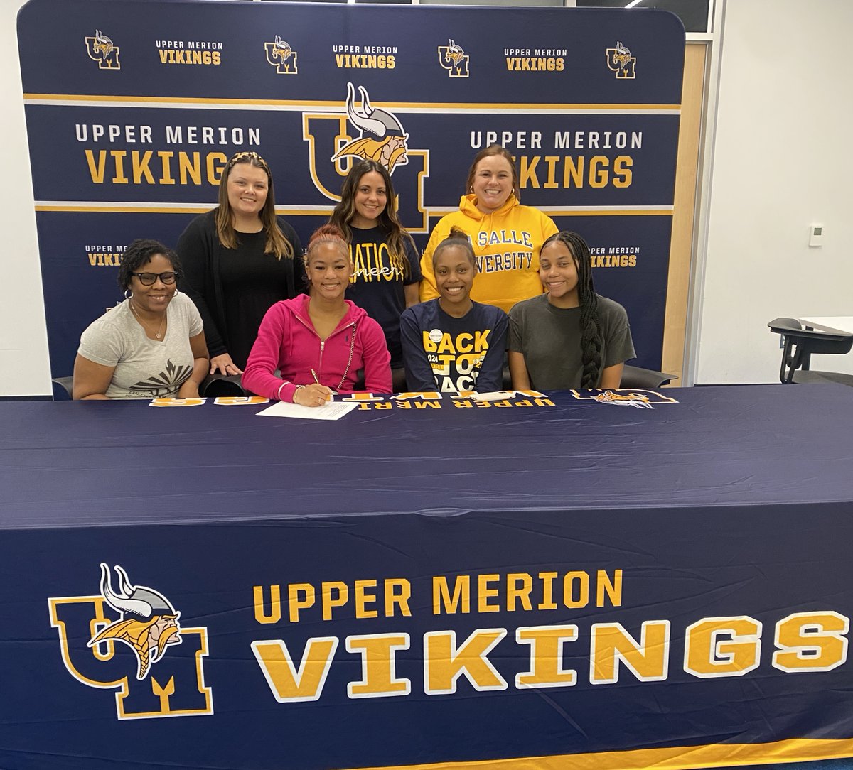 Viking Nation.  Congratulations to members of our Cheerleading team who will be cheering at the next level.

Jasmine Biddy-Thompson-LaSalle University
Azzaria Banks-Brown-Eastern University

#VikingPride #OnceAVikingAlwaysAViking