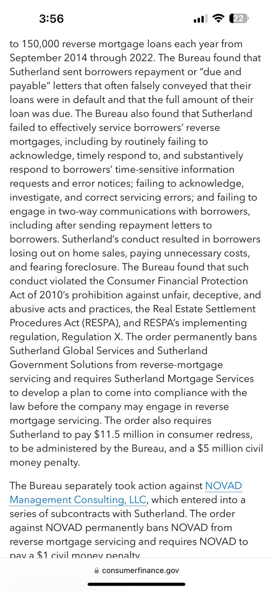 CityHermit4Life's tweet image. LOL you literally fucked up reverse mortgages so badly you’re permanently banned from them. You do not have competent staff in any domain. #SutherlandMortgage #MortgageInnovation #DigitalUnderwriting #AIinMortgage #MortgageLending #MortgageTech