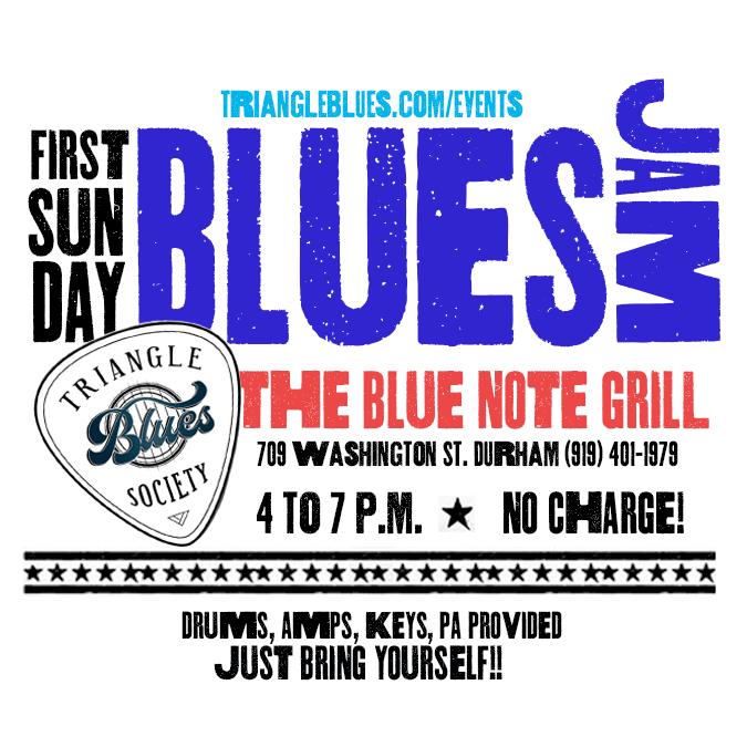 Mark your calendars for this Sunday, June 1! Our guest band will be Triangle Blues Challenge winners <a href="/AcisseJay/">Acisse Jay</a> and the Gents ... 

triangleblues.com/event/blue-not…