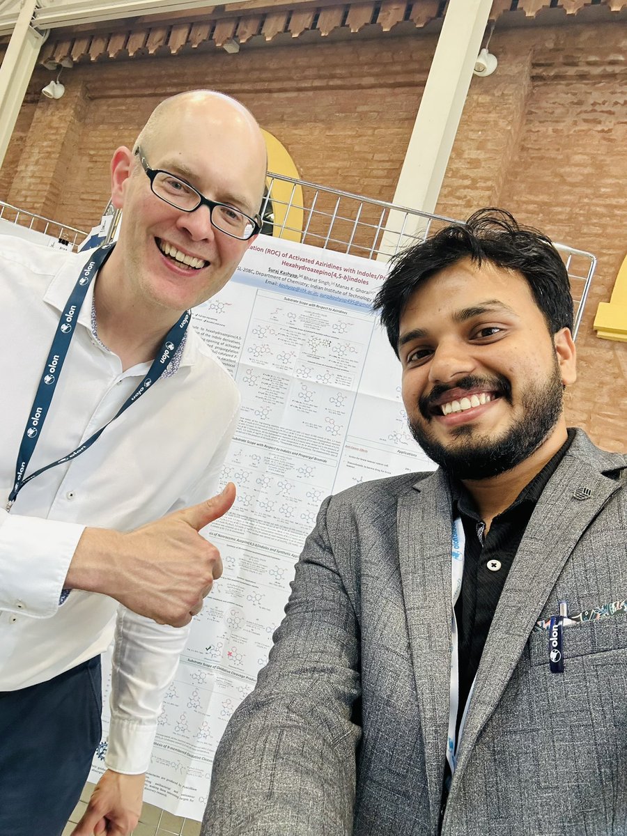 Suraj Kashyap (@surajkashyap97) on Twitter photo Honoured to present my poster at <a href="/12smosbologna/">SMOS Conference</a> Bologna. It was a privilege to meet <a href="/GloriusFrank/">Frank Glorius</a> and learn from his inspiring work and gracious personality. Truly motivating experience! Honoured to present my poster at <a href="/12smosbologna/">SMOS Conference</a> Bologna. It was a privilege to meet <a href="/GloriusFrank/">Frank Glorius</a> and learn from his inspiring work and gracious personality. Truly motivating experience!