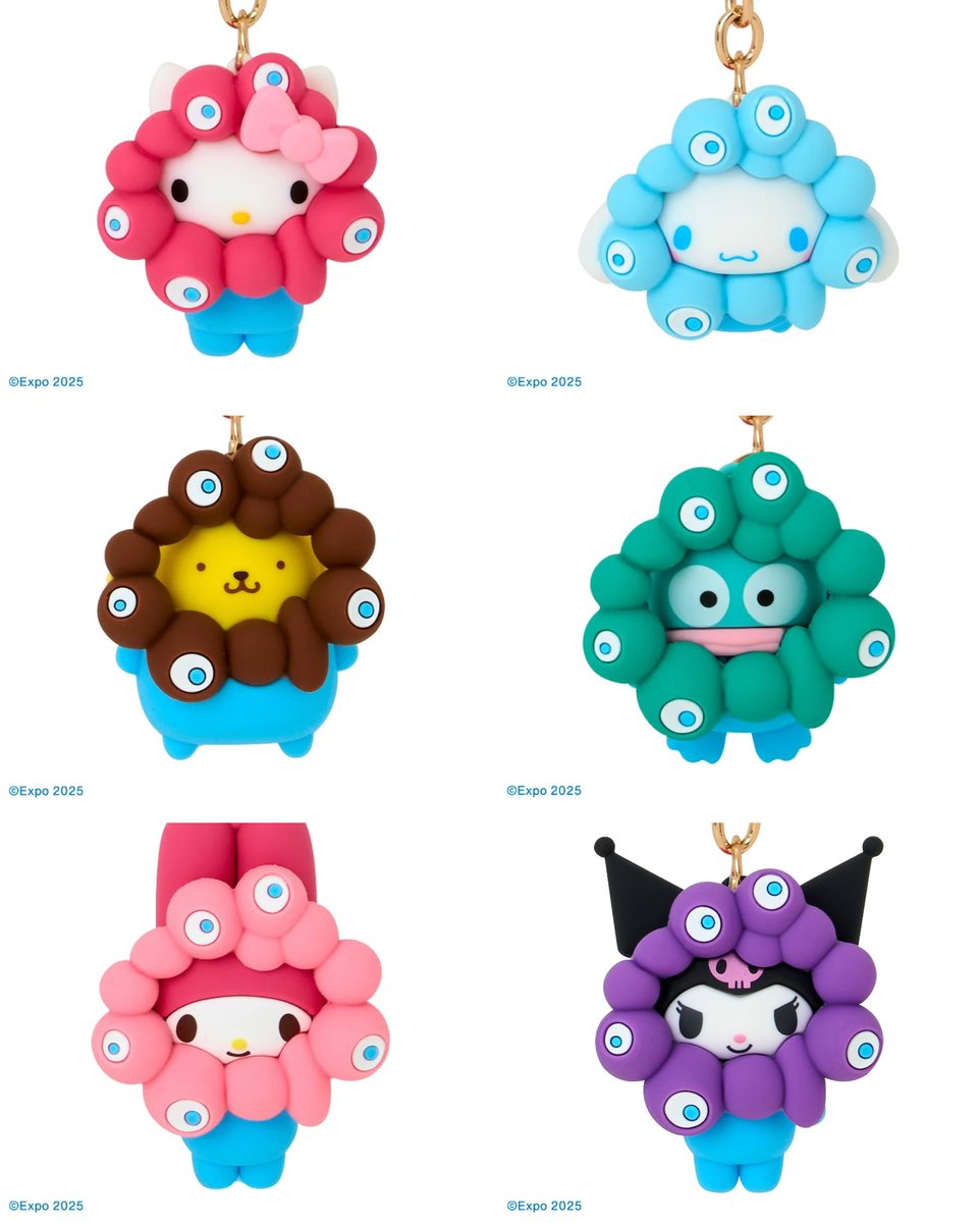 ミャクミャク なりきり立体マスコットカラーキーホルダー 公式