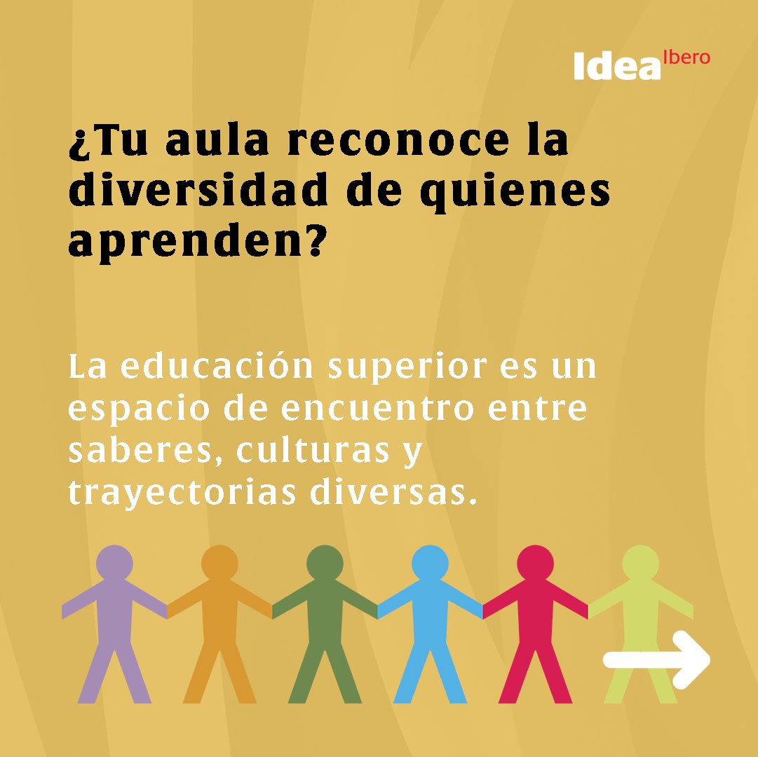 IDEAIBERO's tweet photo. Como docentes, podemos marcar la diferencia diseñando experiencias que valoren la pluralidad, rompan con los estereotipos y generen oportunidades para todas las voces.
#EducaciónInclusiva #DocenciaIntercultural #EquidadEnLaEducación https://t.co/bxXWGEJCpW