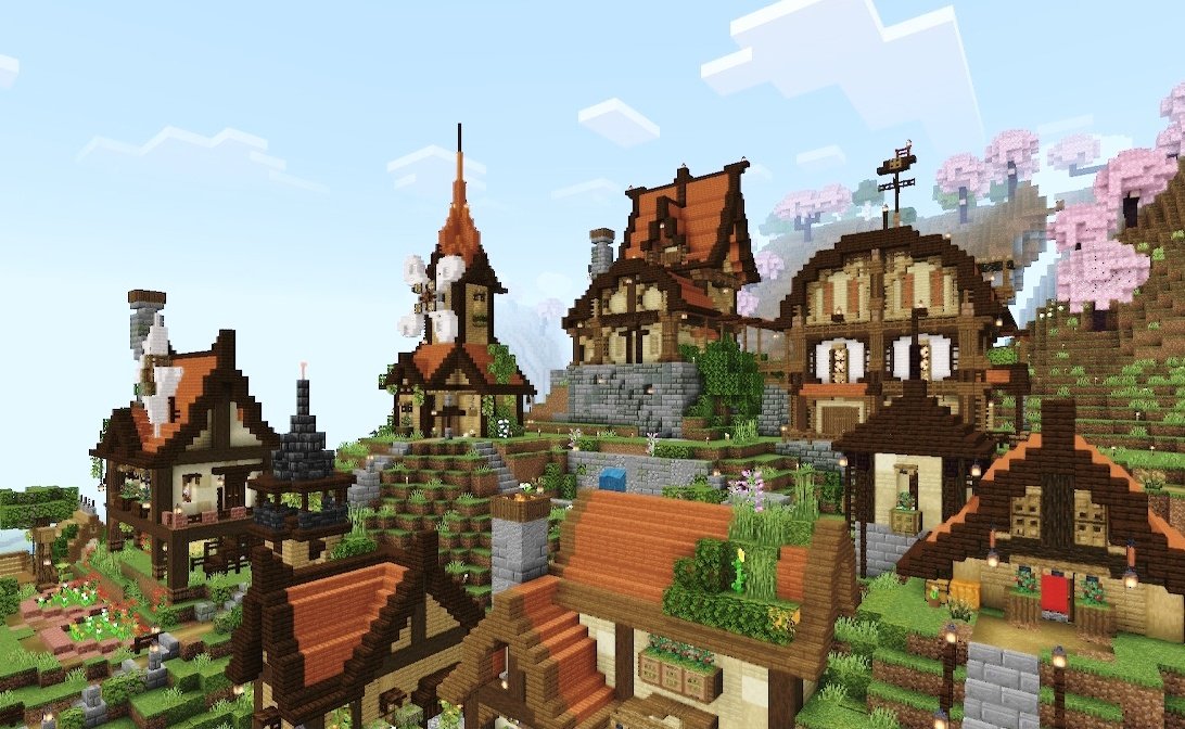 風吹く町
少しずつ発展中
#minecraft
#minecraft建築コミュ