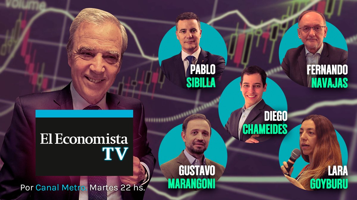 El Economista (@eleconomista_) on Twitter photo El Economista TV
Invitados:
<a href="/SibillaPablo/">Pablo Sibilla</a> (<a href="/RenaultArg/">Renault Argentina</a>)
Fernando Navajas (FIEL)
<a href="/LaraLin78/">Lara 💚</a> (<a href="/MyFconsultora/">Management & Fit</a>)
<a href="/gmmarangoni/">Gustavo Marangoni</a> (<a href="/MyR_Economia/">M&R Asociados</a>)
Diego Chameides (<a href="/BancoGalicia/">Galicia</a>)
A las 22 horas por METRO. El Economista TV
Invitados:
<a href="/SibillaPablo/">Pablo Sibilla</a> (<a href="/RenaultArg/">Renault Argentina</a>)
Fernando Navajas (FIEL)
<a href="/LaraLin78/">Lara 💚</a> (<a href="/MyFconsultora/">Management & Fit</a>)
<a href="/gmmarangoni/">Gustavo Marangoni</a> (<a href="/MyR_Economia/">M&R Asociados</a>)
Diego Chameides (<a href="/BancoGalicia/">Galicia</a>)
A las 22 horas por METRO.