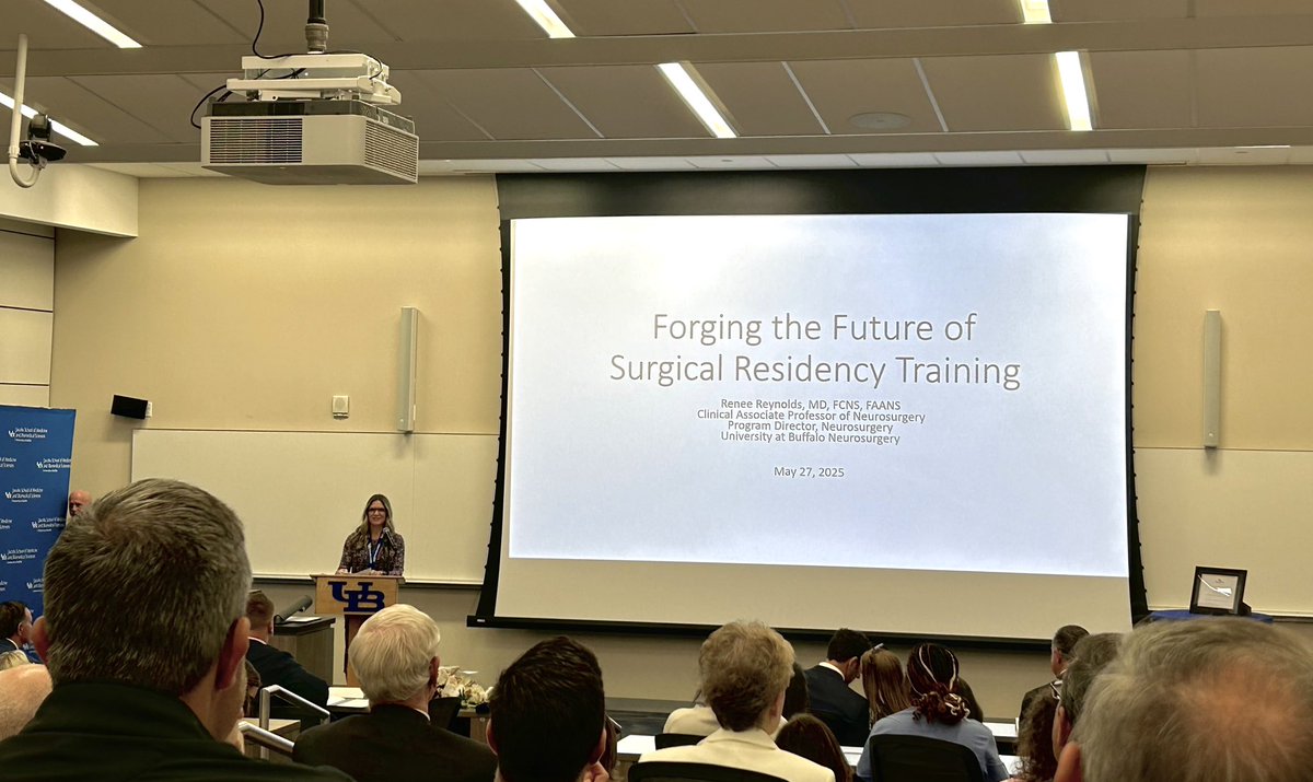 Rosalind Lai, MD (@rosalind_lai) on Twitter photo Congratulations Dr Reynolds <a href="/babybrainmd/">Renée Reynolds, MD</a> on a fantastic talk on the Future of Residency Training and on induction as the inaugural Kevin and Janet Gibbons Chair! 🎉 🏅
<a href="/UB_Neurosurgery/">UB Neurosurgery (UBNS)</a> <a href="/UBuffalo/">UBuffalo</a> <a href="/ubnsvascular/">UBNS Vascular</a> <a href="/EladLevyMD/">Elad Levy</a> Congratulations Dr Reynolds <a href="/babybrainmd/">Renée Reynolds, MD</a> on a fantastic talk on the Future of Residency Training and on induction as the inaugural Kevin and Janet Gibbons Chair! 🎉 🏅
<a href="/UB_Neurosurgery/">UB Neurosurgery (UBNS)</a> <a href="/UBuffalo/">UBuffalo</a> <a href="/ubnsvascular/">UBNS Vascular</a> <a href="/EladLevyMD/">Elad Levy</a>