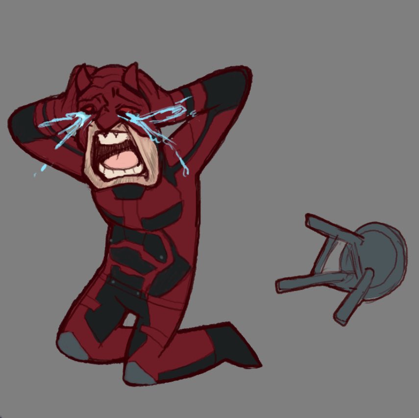 draxavian's tweet image. ✨ Intro post ✨
Hi, I'm Ruby, some ppl call me Rubix. I draw, my specialty is definitely dino/creature art but I do a lot of stuff (and a lot of shitposting).
This acct will probably be more Daredevil/fandom focused since that's the only reason I came back here, but we'll see