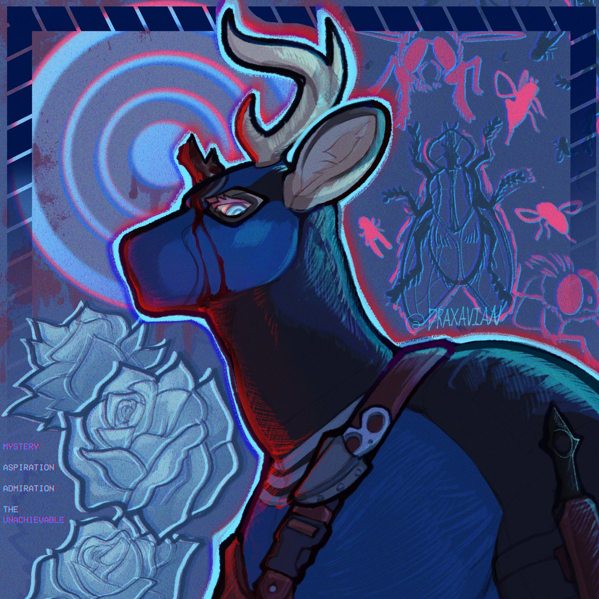 draxavian's tweet image. ✨ Intro post ✨
Hi, I'm Ruby, some ppl call me Rubix. I draw, my specialty is definitely dino/creature art but I do a lot of stuff (and a lot of shitposting).
This acct will probably be more Daredevil/fandom focused since that's the only reason I came back here, but we'll see