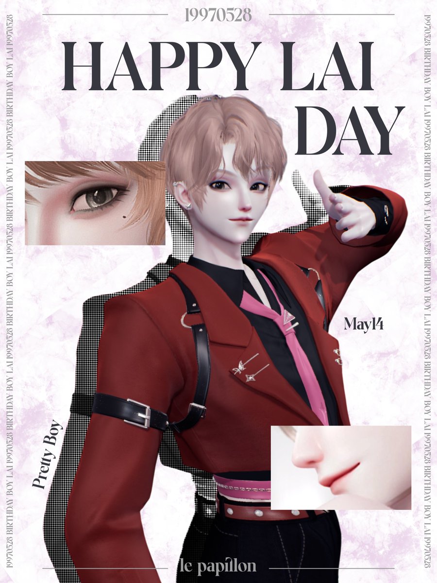 lepapillon_llms's tweet photo. ━━━━━━━━━━━━━━━━
🦋🦋05/28 HAPPY BIRTHDAY🦋🦋
　　　　      🎀ライ🎀
━━━━━━━━━━━━━━━━

今日は…
ライ ( @llllalllli_ ) の
お誕生日です！🎂🎊🎉

生誕祭タグ #HAPPYlaiDAY を
ポストにつけてお祝いしましょう🎉

#lepapillon_llms
#キラパラ男子 https://t.co/DBqxQMo5XT