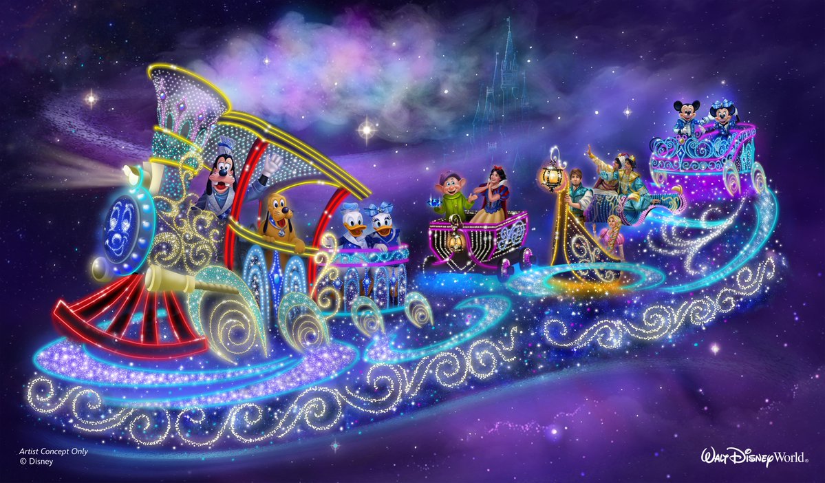 Disney Parks (@disneyparks) on Twitter photo It might be last, but it is certainly not least ✨ A look at the finale float of Disney Starlight parade coming to <a href="/WaltDisneyWorld/">Walt Disney World</a> 💫 It might be last, but it is certainly not least ✨ A look at the finale float of Disney Starlight parade coming to <a href="/WaltDisneyWorld/">Walt Disney World</a> 💫