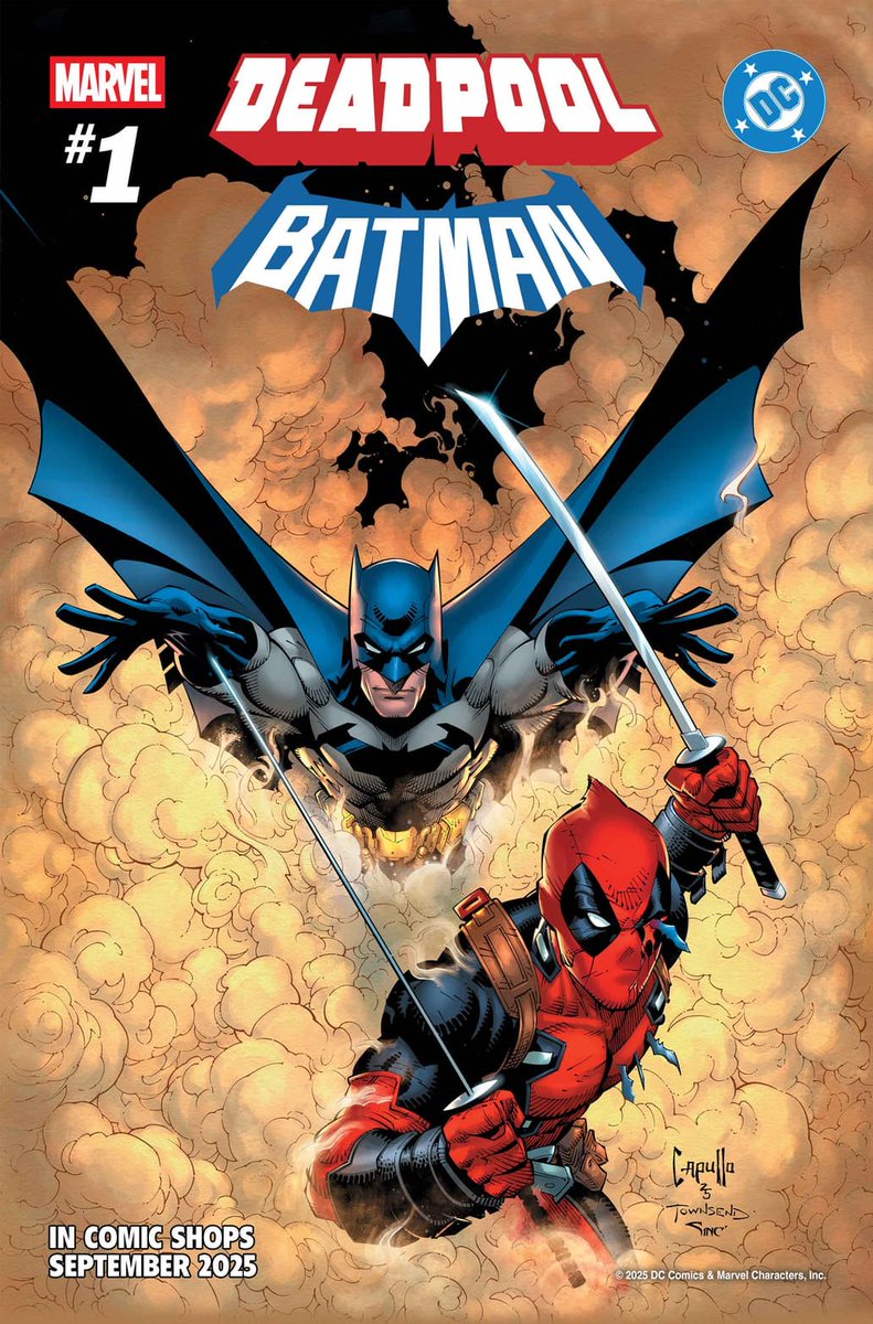 FANTASTICF4UR's tweet image. تم الإعلان عن تفاصيل التعاون الكبير:

- عدد من شركة #MarvelComics بعنوان: "DEADPOOL/BATMAN"
من كتابة #ZebWells ورسم #GregCapullo
قادم بتاريخ 17 سبتمبر.

- عدد من شركة #DCcomics بعنوان: "BATMAN/DEADPOOL"
من كتابة #GrantMorrison ورسم #DanMora
قادمة في شهر نوفمبر أو ديسمبر.

(1/2)
