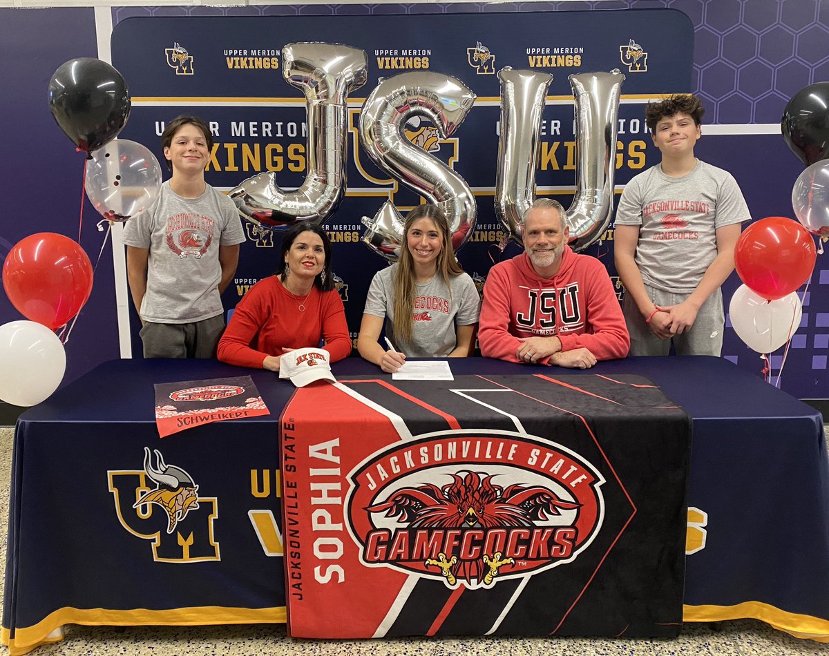 Viking Nation.  Congratulations to our Viking Volleyball players who will be continuing their playing career in college.
Raven Albrecht-Rowan University
Maya Giles-Penn State Abington
Sophis Schweikert-Jacksonville State University
#VikingPride #OnceAVikingAlwaysAViking