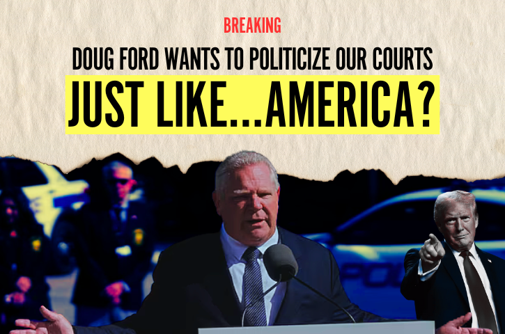 This is unbelievable. The government is silencing debate and skipping public hearings to push through their plan to politicize Ontario’s courts.  

First Bill 5. Now this. How far are they willing to go?