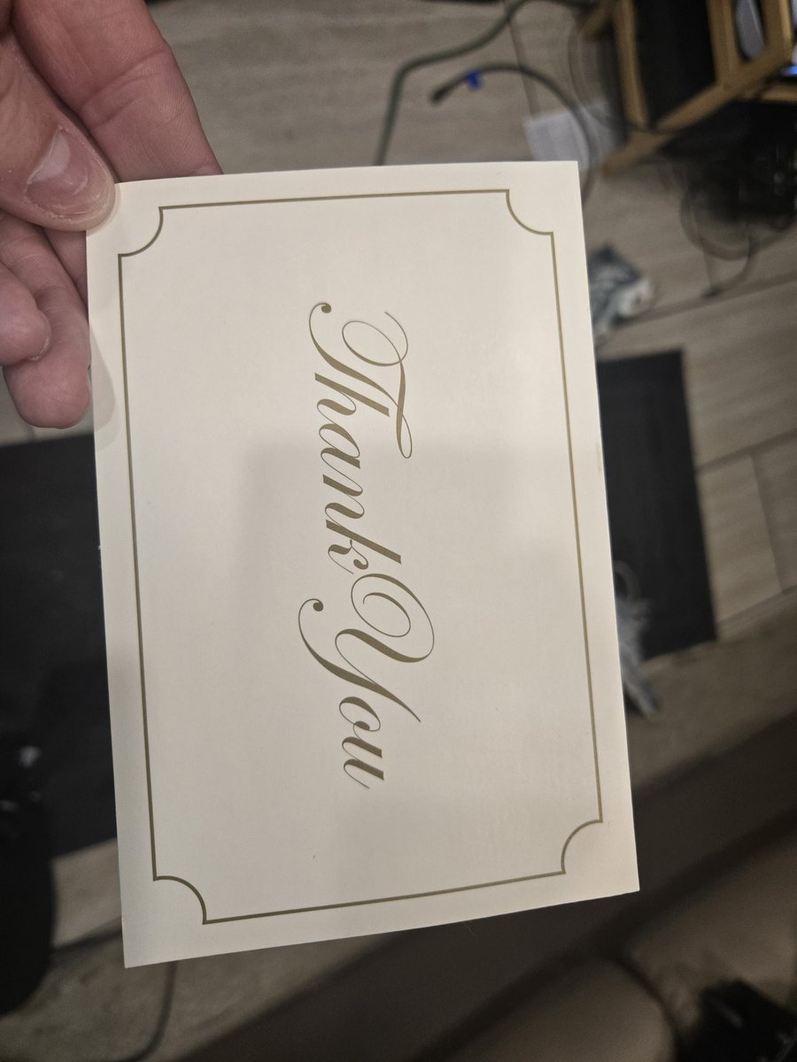 Very nice "Thank You" card from Lew Wilcox, KD8VSC, who coordinated all of the amateur radio volunteer security team at the Dayton <a href="/hamvention/">Dayton Hamvention®</a> this year. I encourage all volunteer coordinators to think about doing the same. #AmateurRadio #hamr