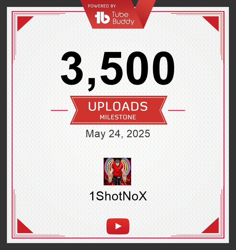 1ShotNoX's tweet photo. Milestones.... https://t.co/BBBSZ7PlCZ