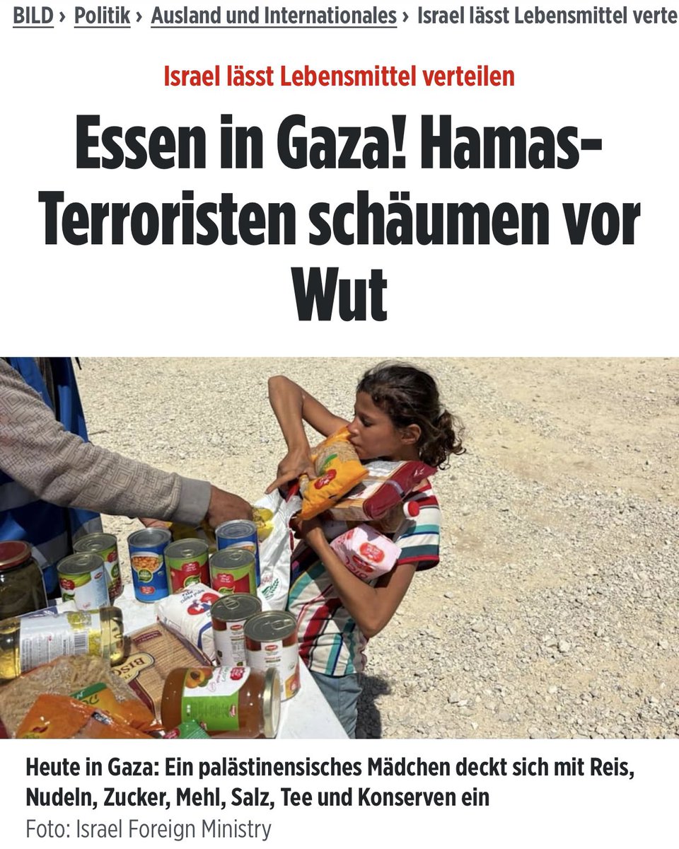 malca goldstein-wolf (@wolfmalca) on Twitter photo Die Hamas-Terroristen drohen der eigenen Bevölkerung!
„Wer Nudeln, Reis und andere Lebensmittel annehme, werde „den Preis dafür zahlen“, man wolle die „notwendigen Mittel ergreifen“.
Eine kaum verhohlene Todesdrohung!
Und <a href="/bundeskanzler/">Bundeskanzler Friedrich Merz</a>, und <a href="/AussenMinDE/">Johann Wadephul</a>? Gibts da jetzt auch Die Hamas-Terroristen drohen der eigenen Bevölkerung!
„Wer Nudeln, Reis und andere Lebensmittel annehme, werde „den Preis dafür zahlen“, man wolle die „notwendigen Mittel ergreifen“.
Eine kaum verhohlene Todesdrohung!
Und <a href="/bundeskanzler/">Bundeskanzler Friedrich Merz</a>, und <a href="/AussenMinDE/">Johann Wadephul</a>? Gibts da jetzt auch