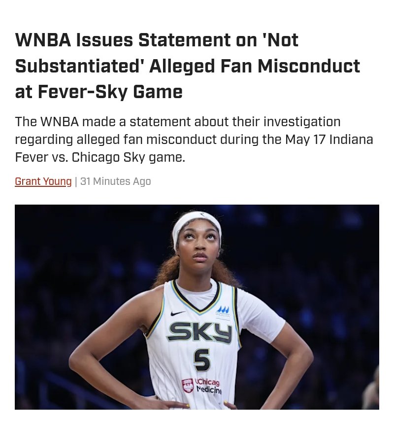 MrSpiritsRaven's tweet photo. The #IndianaFever #FanBase NEEDS an #Apology. An #Explanation why this #Investigation Was Necessary WHEN THE ALLEGATIONS WERE #Unfounded From Day One.
https://t.co/fiTb6vMMTQ https://t.co/GZP0bG4TmU