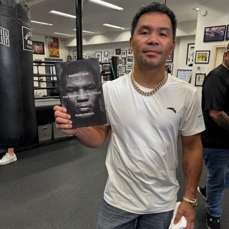 Mark Kriegel (@markkriegel) on Twitter photo All due respect to <a href="/Oprah/">Oprah Winfrey</a>, but a week out from publication BADDEST MAN is already #1 in the <a href="/MannyPacquiao/">Manny Pacquiao</a> Book Club. All due respect to <a href="/Oprah/">Oprah Winfrey</a>, but a week out from publication BADDEST MAN is already #1 in the <a href="/MannyPacquiao/">Manny Pacquiao</a> Book Club.