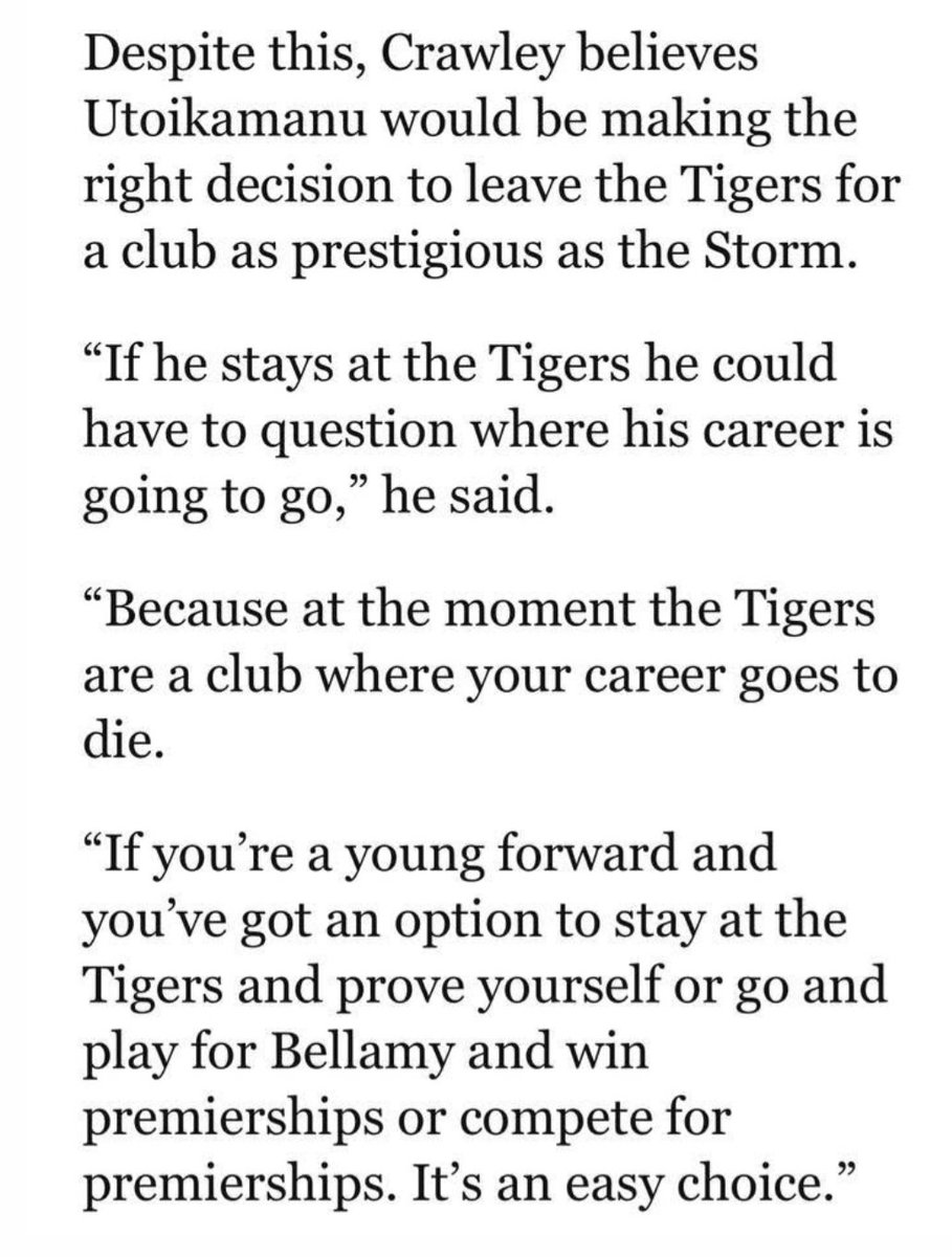 bluen_white's tweet photo. @Danny_Weidler  totally opposite of what Crawley says about Galvin to the Bulldogs.
#CrawleyantiBulldogs https://t.co/0HVhNTjpVd