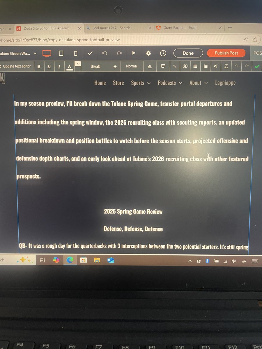 Patrick Harkness (@rolldatwave) on Twitter photo #Tulane Season Preview coming along! Updated spring portal, updated class of 25, updated positional breakdown, updated projected depth chart, adding over 80 plus new recruits to the early look at the class of 26 with scouting reports and more only <a href="/beinthekneaux/">The Kneaux</a>
#RollWave #Tulane Season Preview coming along! Updated spring portal, updated class of 25, updated positional breakdown, updated projected depth chart, adding over 80 plus new recruits to the early look at the class of 26 with scouting reports and more only <a href="/beinthekneaux/">The Kneaux</a>
#RollWave