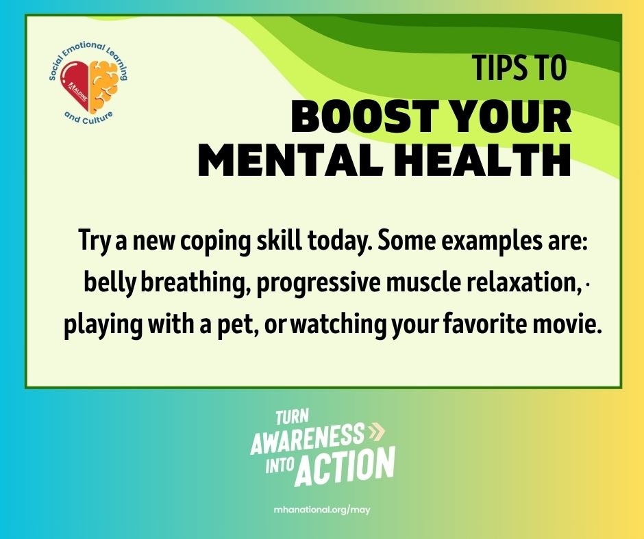Social and Emotional Learning and Culture - Aldine (@selculture_aisd) on Twitter photo Taking care of your mental health means exploring what helps you feel calm, grounded, and connected. Try a new coping skill because your mental wellness matters! <a href="/AldineISD/">Aldine ISD</a> <a href="/DiakaMelendez/">Diaka R. Melendez</a> <a href="/DrMarcieStrahan/">Dr. Marcie J. Strahan</a> Taking care of your mental health means exploring what helps you feel calm, grounded, and connected. Try a new coping skill because your mental wellness matters! <a href="/AldineISD/">Aldine ISD</a> <a href="/DiakaMelendez/">Diaka R. Melendez</a> <a href="/DrMarcieStrahan/">Dr. Marcie J. Strahan</a>