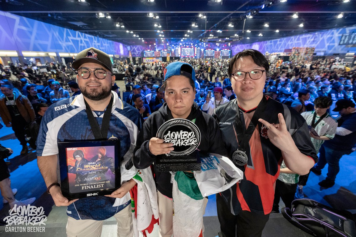 COMBO BREAKER (@combobreaker) on Twitter photo Congratulations to Top 8 of THE KING OF FIGHTERS XV at #CB2025.
๐ <a href="/GioseppeJesus/">theGio</a> ๐ต๐ช
๐ฅ <a href="/KoferoHonesto/">LEV | KoferoHonesto</a> ๐ฒ๐ฝ
๐ฅ MadKOF ๐ฐ๐ท
๐ฐ๐ท ๐
<a href="/andytheworld320/">Falcons/mok</a> ๐ฏ๐ต
๐ฏ๐ต ๐
<a href="/ChonFx/">Falcon | Tamago</a> ๐ฒ๐ฝ
๐ฒ๐ฝ ๐
<a href="/weroasamiya/">QAD | Wero Asamiya</a> ๐ฒ๐ฝ
๐ฒ๐ฝ ๐
<a href="/ET1120/">Falcons/ET</a> ๐น๐ผ
๐
Memo ๐ฒ๐ฝ
๐ธ <a href="/CarltonBeener/">Carlton</a> Congratulations to Top 8 of THE KING OF FIGHTERS XV at #CB2025.
๐ <a href="/GioseppeJesus/">theGio</a> ๐ต๐ช
๐ฅ <a href="/KoferoHonesto/">LEV | KoferoHonesto</a> ๐ฒ๐ฝ
๐ฅ MadKOF ๐ฐ๐ท
๐ฐ๐ท ๐
<a href="/andytheworld320/">Falcons/mok</a> ๐ฏ๐ต
๐ฏ๐ต ๐
<a href="/ChonFx/">Falcon | Tamago</a> ๐ฒ๐ฝ
๐ฒ๐ฝ ๐
<a href="/weroasamiya/">QAD | Wero Asamiya</a> ๐ฒ๐ฝ
๐ฒ๐ฝ ๐
<a href="/ET1120/">Falcons/ET</a> ๐น๐ผ
๐
Memo ๐ฒ๐ฝ
๐ธ <a href="/CarltonBeener/">Carlton</a>