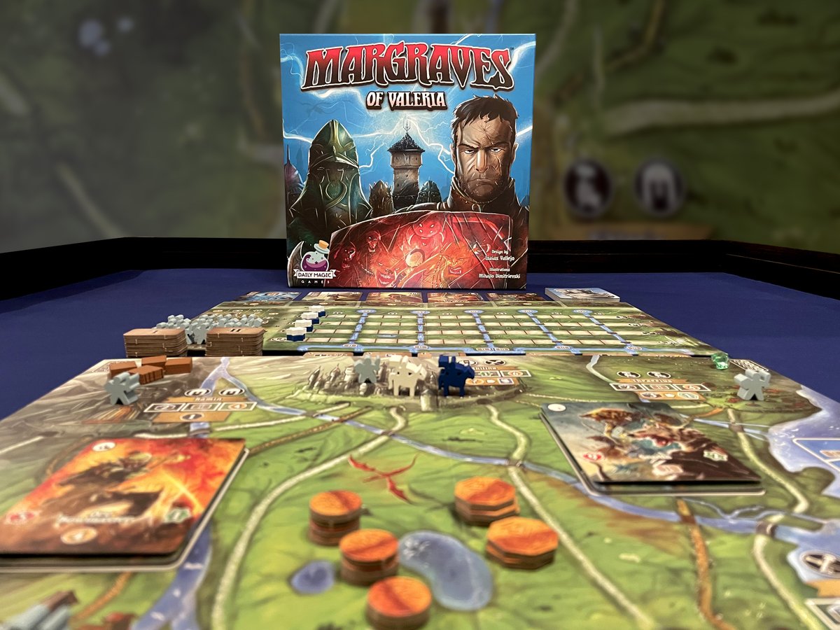 Turns in Margraves of Valeria are deceptively simple - play one card from your hand! With just that one card you could be traversing the land, placing knights, fighting monsters, gaining resources and more!