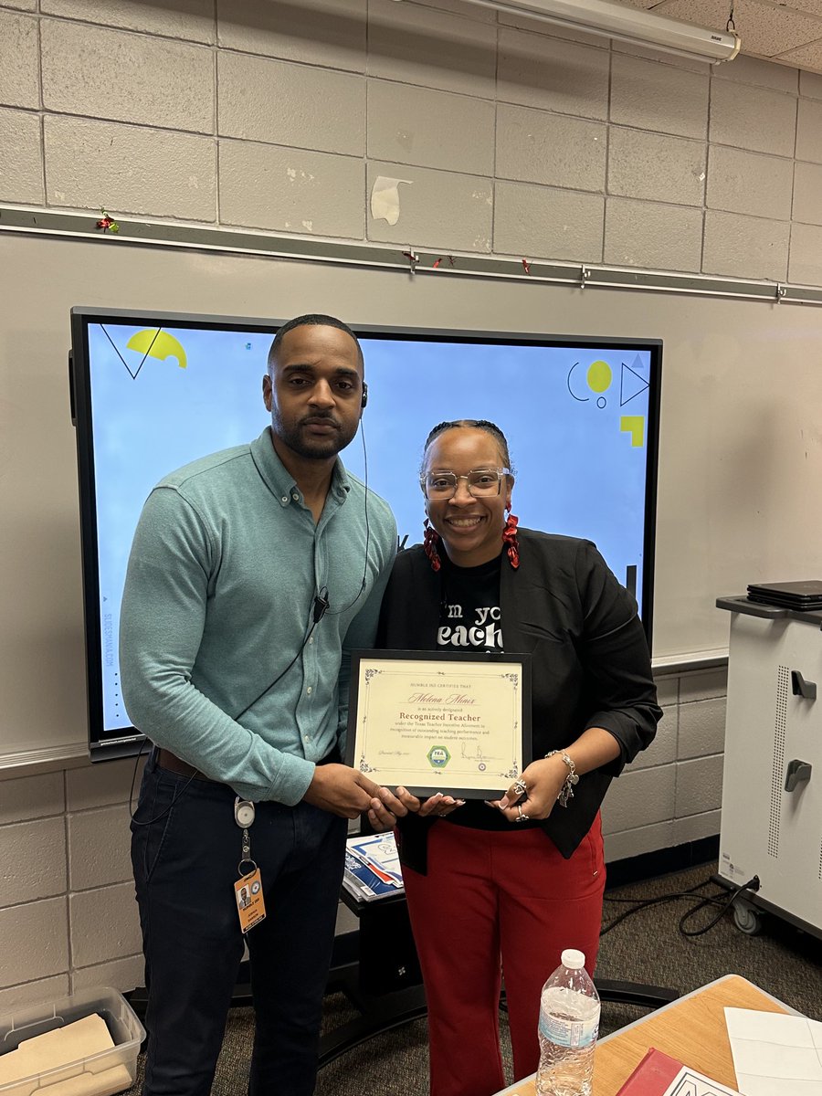 BodronDonnie's tweet image. Congratulations to Mrs. Atkins, Mrs. Schneider, Mrs. Minix, and Mrs. Taylor on their well earned TIA designations!  Job well done!  ⁦@HumbleISD⁩ @HumbleISD_SMS