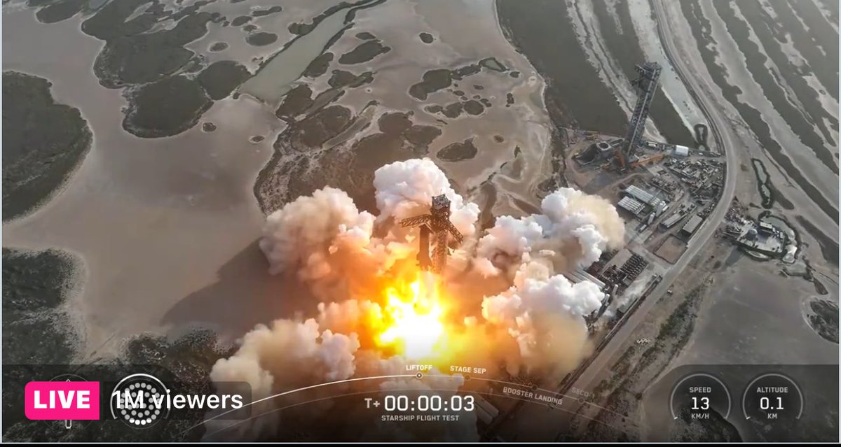 adamonzon's tweet photo. ESTÉ PENDIENTE AL CIELO. 🌌🚀 La nave Starship despegó desde Texas y es posible que se vea desde Puerto Rico. 7:46-7:49 pm https://t.co/Ko0gnf611g