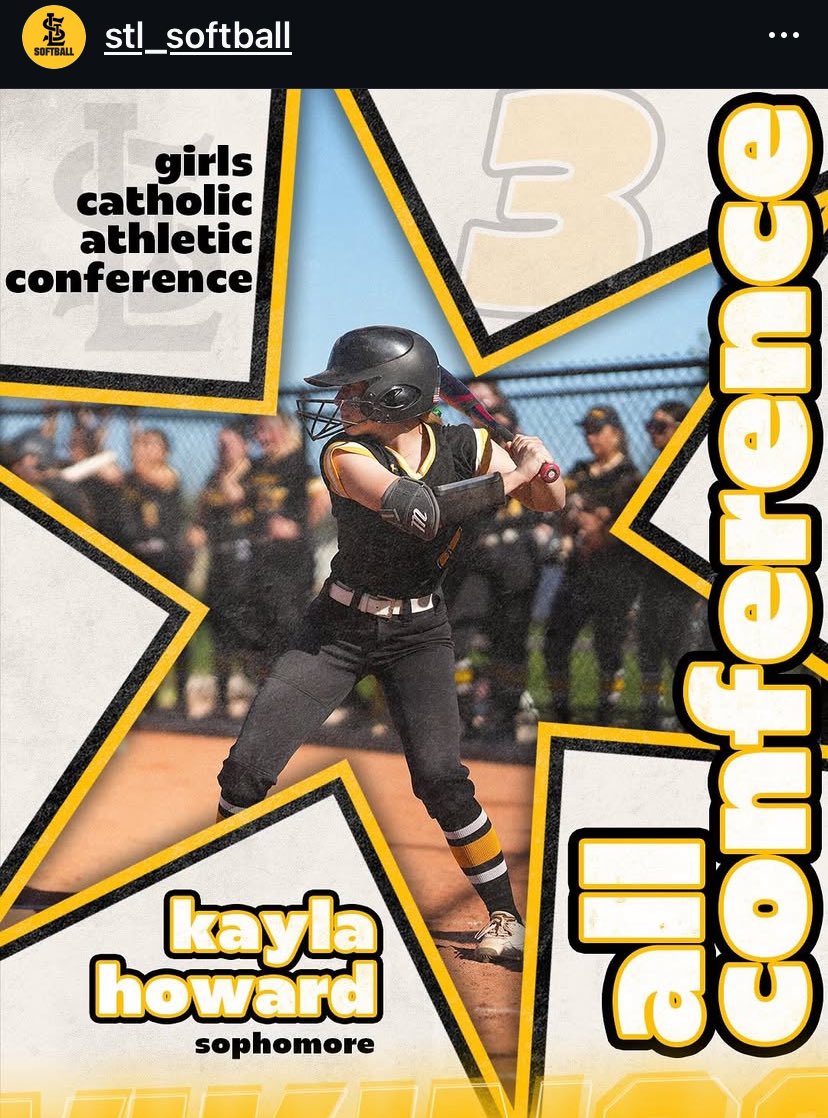 Kayla Howard #1- UNCOMMITED 2027 (@kaylahoward2027) on Twitter photo I am beyond grateful to receive all conference my sophomore year. I’ve had a great season ending conference with a .438 batting average and a .539 on base percentage, and hope to finish off playoffs strong! <a href="/STL_Softball/">St. Laurence Softball</a> <a href="/Sparks16uJP/">Sparks16u JP</a> <a href="/Jmay7777/">Jeff May</a> <a href="/NIUSoftball/">NIU Softball</a> <a href="/SBCoachG/">CoachGleason</a> I am beyond grateful to receive all conference my sophomore year. I’ve had a great season ending conference with a .438 batting average and a .539 on base percentage, and hope to finish off playoffs strong! <a href="/STL_Softball/">St. Laurence Softball</a> <a href="/Sparks16uJP/">Sparks16u JP</a> <a href="/Jmay7777/">Jeff May</a> <a href="/NIUSoftball/">NIU Softball</a> <a href="/SBCoachG/">CoachGleason</a>