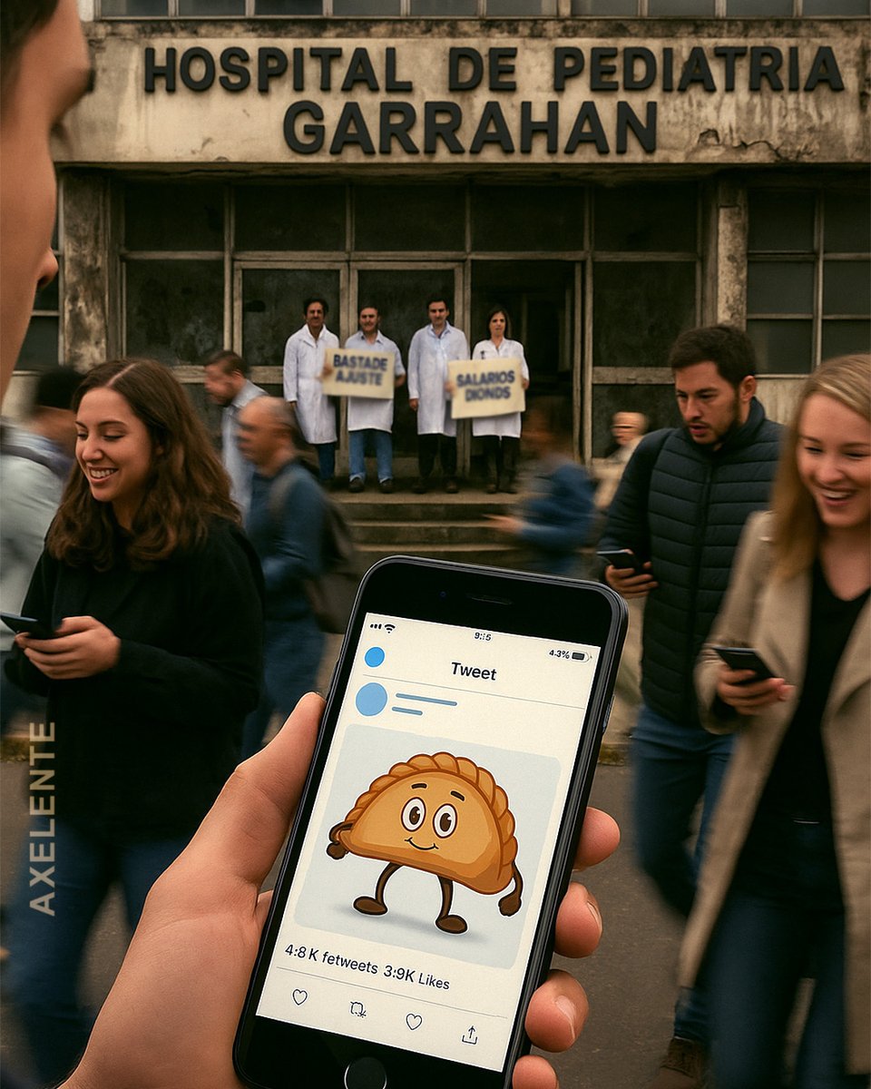 te entretienen con las empanadas, se cargan un hospital pediátrico