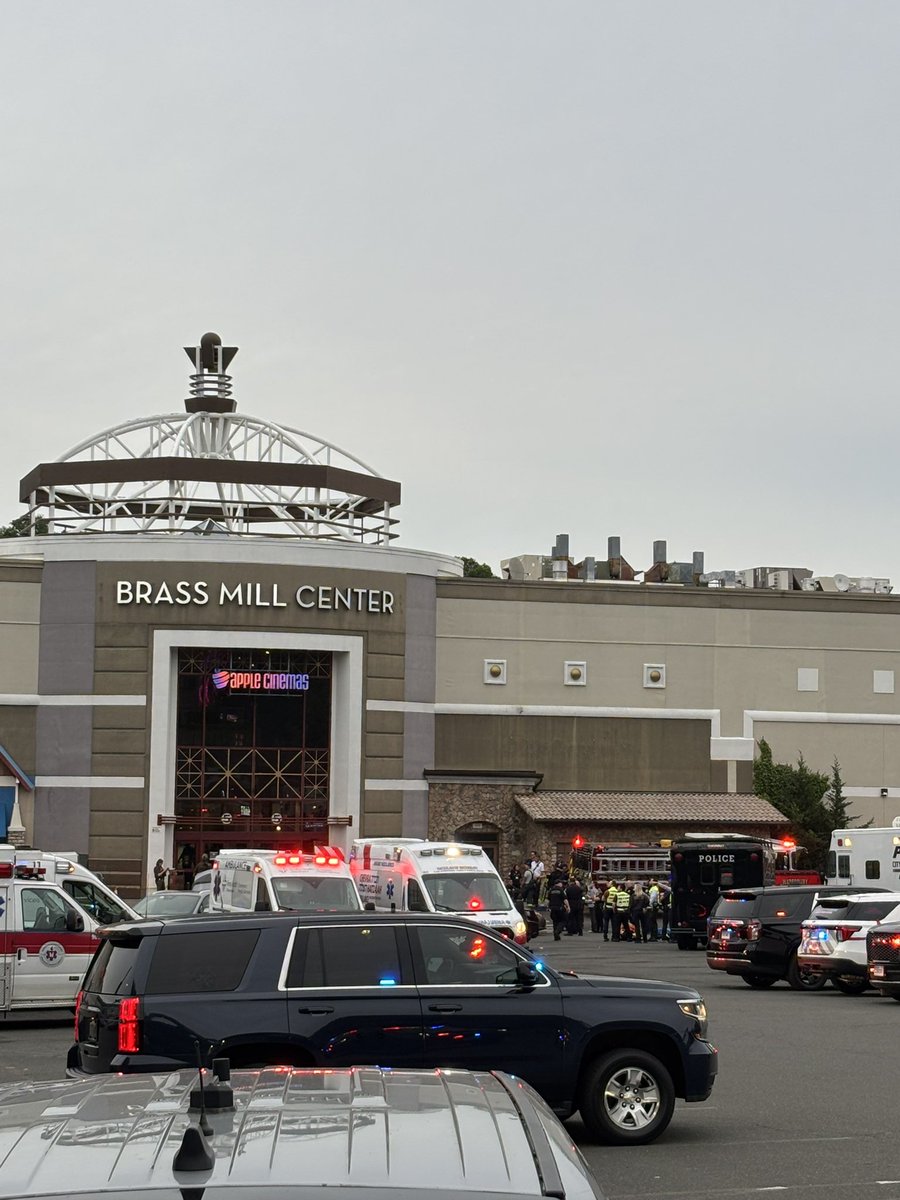 5 victims taken to the hospital after a shooting inside Brass Mill Center in Waterbury — no fatalities. The shooter is not in custody. Waterbury Police is asking everyone to avoid the area