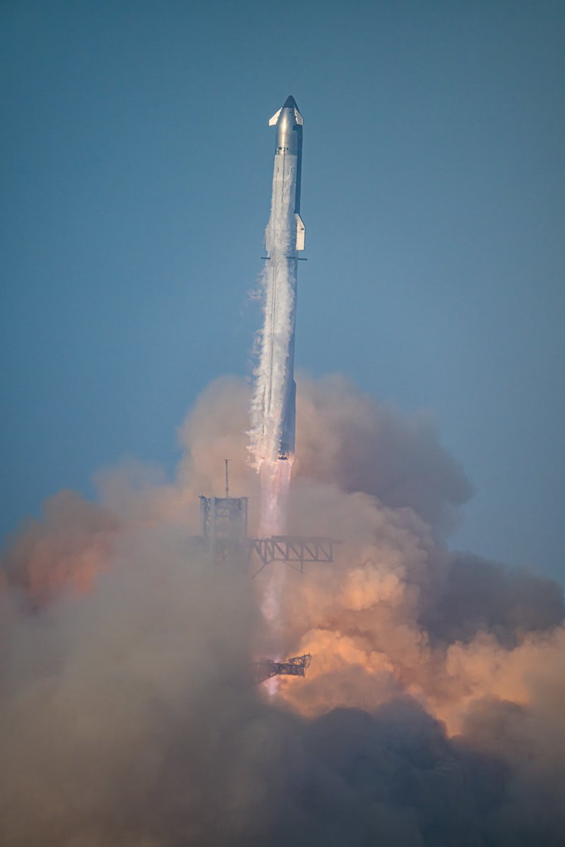 LIFTOFF — Starship Flight 9 soars from Starbase, Texas!

With a successful ascent burn for Ship 35 supported by the first-ever Super Heavy booster reflight, the future has never been brighter.